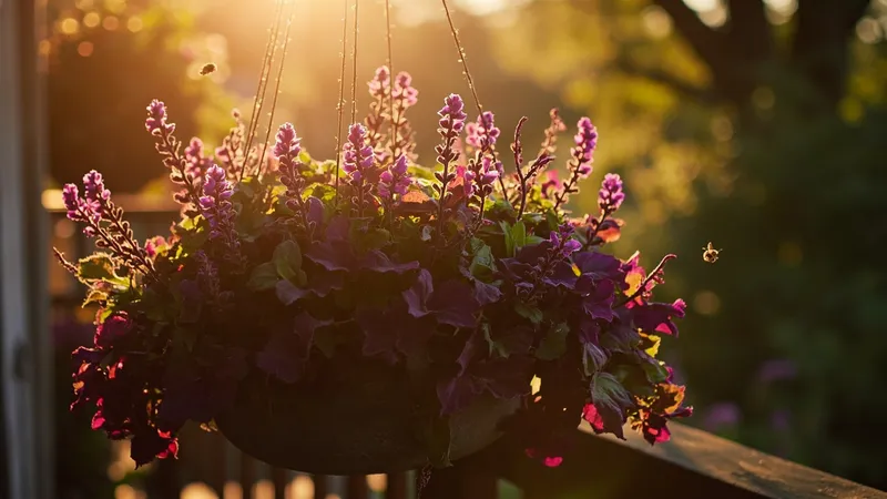 Plectranthus 'Magic Mona Purple': die ideale Pflanze für blühende Hängekörbe bis in den Herbst
